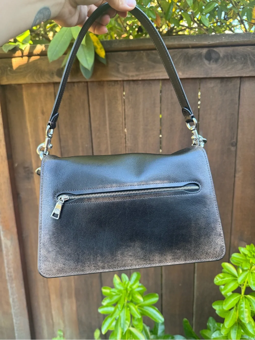 Coach Loved Leather Chain Tabby